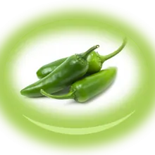 Зелени пресни чушки